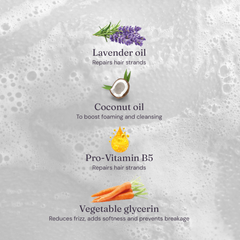 Image 4 for Nourishing Shampoo for Dry Hair Calming Lavender 400ml