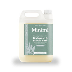 Image 1 for Body Wash & Bubble Bath Refreshing Tea Tree & Mint 5L Refill