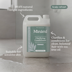 Image 2 for Clarifying Conditioner for Oily Hair Refreshing Tea Tree & Mint 5L Refill