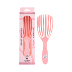 Image 1 for Nature Spell Nature Spell Flexiflow Hair Brush Pink