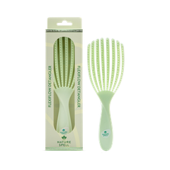 Image 1 for Nature Spell Nature Spell Flexiflow Hair Brush Green