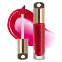 Image 3 for Nature Spell Nature Spell Hydrating Lip Oil 6ml Parisian Cherry Night - Cherry Red Shimmer Parisian Cherry Night - Cherry Red Shimmer