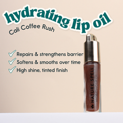 Image 4 for Nature Spell Nature Spell Hydrating Lip Oil 6ml Cali Coffee Rush - Brown Shimmer Cali Coffee Rush - Brown Shimmer
