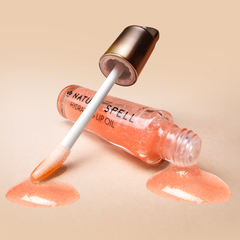 Image 2 for Nature Spell Nature Spell Hydrating Lip Oil 6ml Tokyo Sakura Blossom - Soft Pink Shimmer Tokyo Sakura Blossom - Soft Pink Shimmer