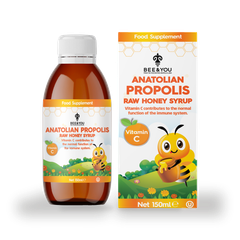 Image 2 for BEE&YOU Propolis Honey & Vitamin C Syrup for Kids & Adults 150ml