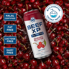 Image 3 for Beef XP Can - 30g Protein - Cherry Slushie - 12 x 500ml