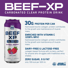Image 2 for Beef XP Can - 30g Protein - Mixed Berry - 12 x 500ml