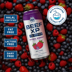 Image 3 for Beef XP Can - 30g Protein - Mixed Berry - 12 x 500ml