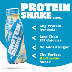 Image 2 for High Protein Shake - 20g Protein - Vanilla Ice Cream - 8 x 330ml