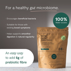 Image 2 for Bio.me Prebio PHGG 150g. Prebiotic Fibre Powder. Refill Pouch