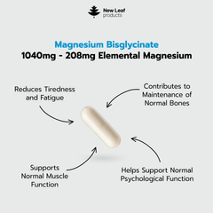 Image 2 for Magnesium Glycinate 120 Capsules