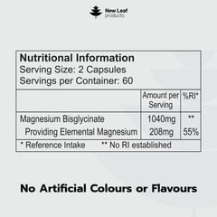 Image 3 for Magnesium Glycinate 120 Capsules