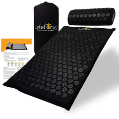 Image 2 for LyfeFocus Acupressure Mat & Pillow Black