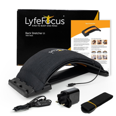 Image 2 for LyfeFocus Back Stretcher With Memory Foam Black