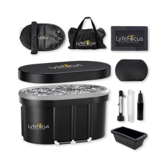 Image 1 for LyfeFocus Ice Bath 100cm Black Top