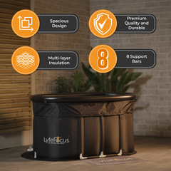 Image 3 for LyfeFocus Ice Bath 120cm Black Top