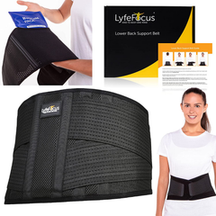 Image 2 for LyfeFocus Lower Back Support Belt XX-Large