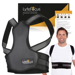 Image 2 for LyfeFocus Posture Corrector Black Large