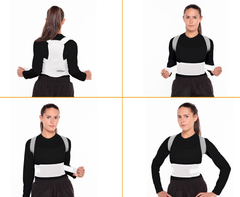 Image 4 for LyfeFocus Posture Corrector White Small