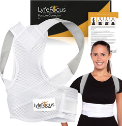 Image 3 for LyfeFocus Posture Corrector White Medium