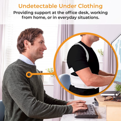 Image 5 for LyfeFocus Posture Corrector White Medium