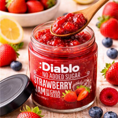 Image 2 for Diablo No Added Sugar Strawberry Jam 230g