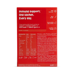 Image 2 for Kids Immune Support Liquid Sachets - Vitamin C & Vitamin D3 + K2 Berry 14 Sachets