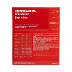 Image 2 for Kids Immune Support Liquid Sachets - Vitamin C & Vitamin D3 + K2 Berry 30 Sachets