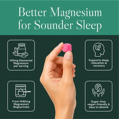 Image 5 for High Strength Magnesium Glycinate Vegan 60 Gummies