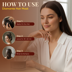 Image 3 for Diamante Treatment Mask for Dry Hair 200ml