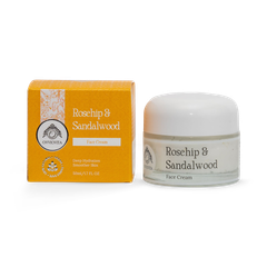 Image 1 for Rosehip & Sandalwood Face & Body Cream for Dry Skin 50ml