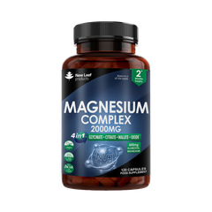 Image 1 for Magnesium Complex 4in1 Glycinate Citrate, Malate, Oxide 120 Capsules