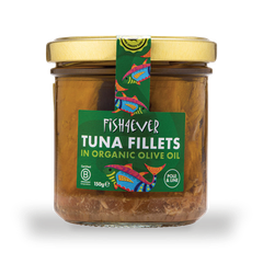 Image 1 for Fish4ever Azores Tuna Fillets in Organic Olive Oil 150g