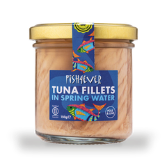 Image 1 for Fish4ever Azores Tuna Fillets in Spring Water 150g