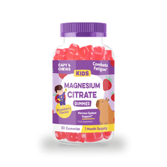 Image 1 for Kids Strawberry Magnesium Citrate Gummies 30's