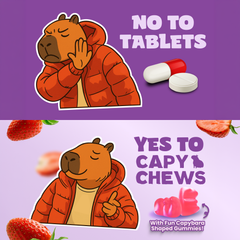 Image 3 for Kids Strawberry Magnesium Citrate Gummies 30's