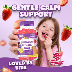 Image 5 for Kids Strawberry Magnesium Citrate Gummies 30's