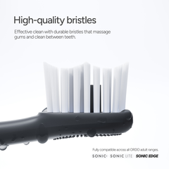 Image 3 for Sonic Brush Heads Charcoal Grey x 4