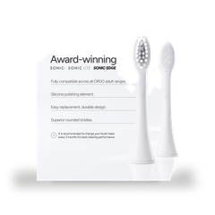 Image 4 for Sonic Brush Heads White Silver x 2