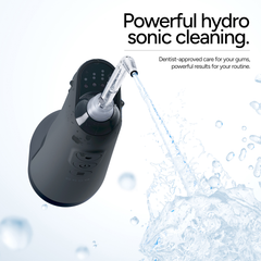 Image 2 for Hydro Sonic Water Flosser Charcoal Grey
