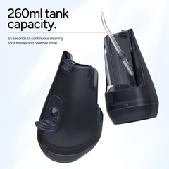 Image 4 for Hydro Sonic Water Flosser Charcoal Grey