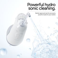 Image 2 for Hydro Sonic Water Flosser White Silver