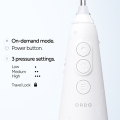 Image 3 for Hydro Sonic Water Flosser White Silver