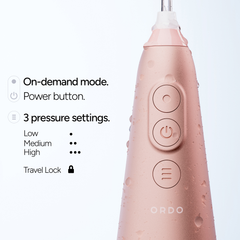 Image 3 for Hydro Sonic Water Flosser Rose Gold