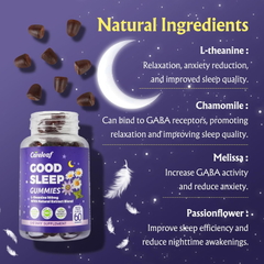 Image 2 for careleaf Good Sleep Gummies Cherry Flavor 60 Gummies