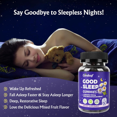 Image 4 for careleaf Good Sleep Gummies Cherry Flavor 60 Gummies