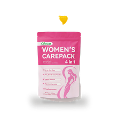 Image 1 for careleaf Sugar Free Women's Carepack 4 in 1 Mixed Flavors 4 Gummies × 15 Packs