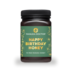 Image 1 for 70 MGO Manuka Honey 500g - "Happy Birthday Honey" Exclusive Label