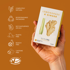 Image 3 for Lemongrass & Ginger Herbal Tea - 20 Tea Bags