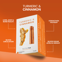 Image 2 for Turmeric & Cinnamon Herbal Tea - 20 Tea Bags